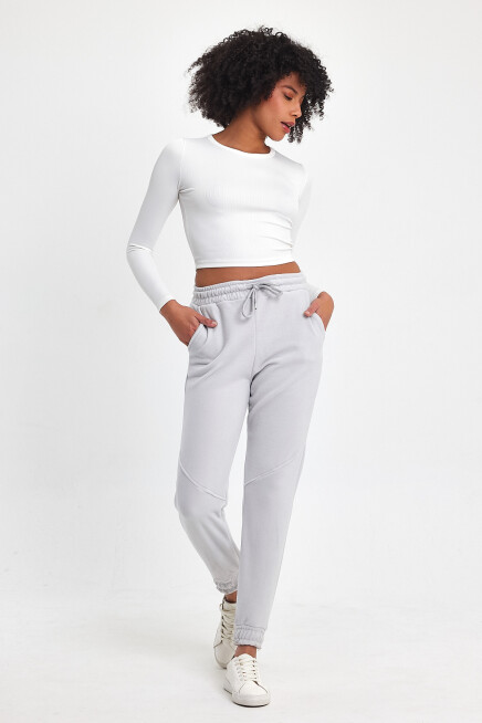 Süperlife Kadın Rahat Kalıp Softech Polar Sweat Eşofman Altı SPR24EA97