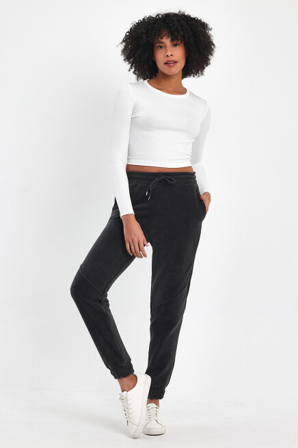 Süperlife Kadın Rahat Kalıp Softech Polar Sweat Eşofman Altı SPR24EA97
