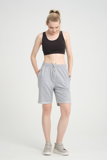 Süperlife Kadın Regular Fit Duble Paça Şort SPR24SRK51