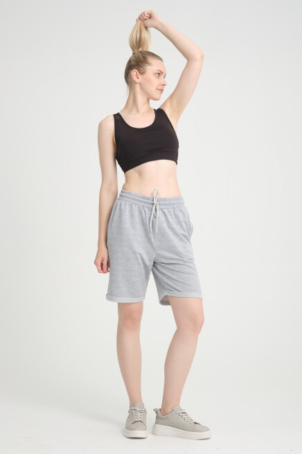 Süperlife Kadın Regular Fit Duble Paça Şort SPR24SRK51