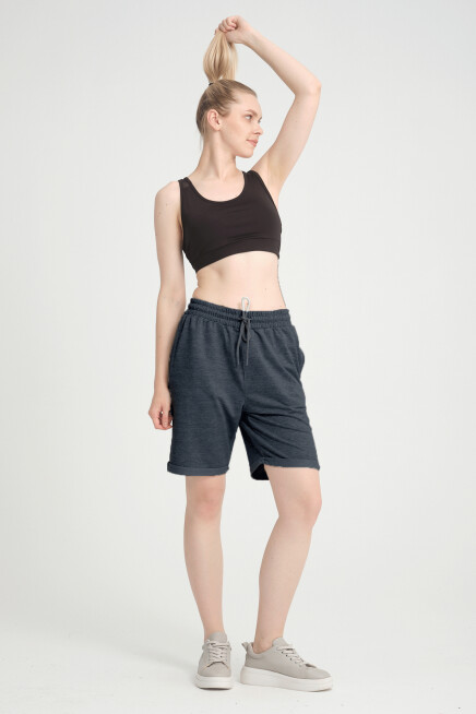 Süperlife Kadın Regular Fit Duble Paça Şort SPR24SRK51