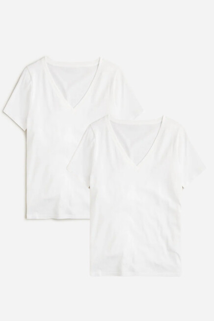 Süperlife Kadın V Yaka Regular Tshirt SPR24TSK45-2