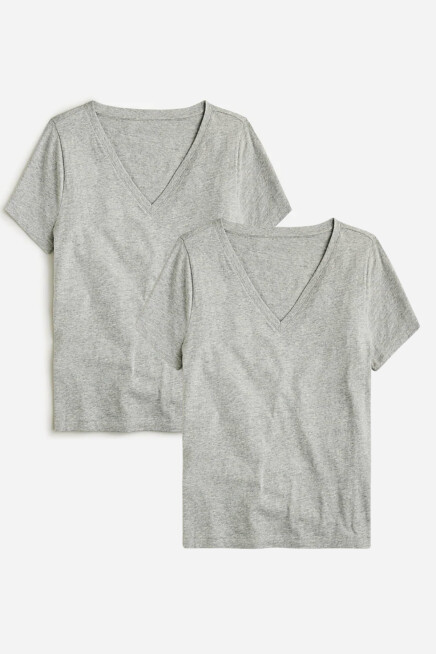 Süperlife Kadın V Yaka Regular Tshirt SPR24TSK45-2