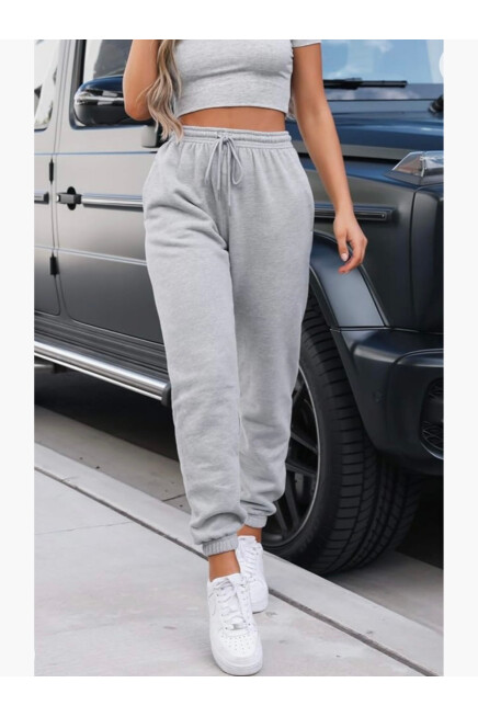 Süperlife Unisex Beli ve Paça Lastikli İnce Eşofman Altı SPR24UEA82