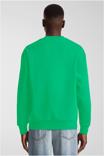 Süperlife Erkek Bisiklet Yaka Rahat Kalıp 3 iplik İçi Polarlı Kalın Sweatshirt SPR24SW36