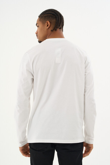 Erkek Bisiklet yaka Uzun kollu Tshırt SPR24TS41