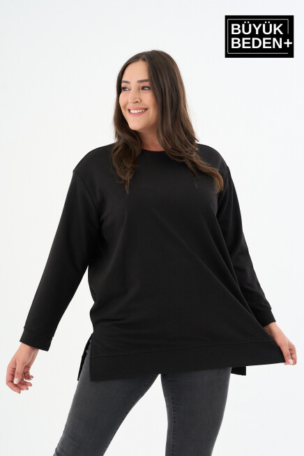 Kadın Tunik Büyük Beden  Sweatshırt SPR26BTK950