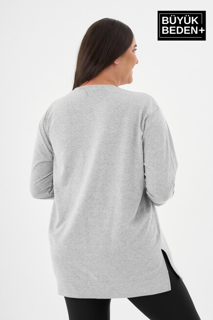 Kadın Tunik Büyük Beden  Sweatshırt SPR26BTK950