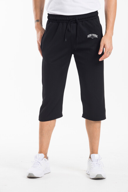 Süperlife Erkek New York Baskılı Uzun Slim fit  Şort SPR25SR081