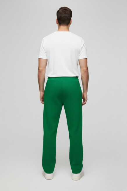 Erkek İçi Polarlı 3 iplik Kalın Brooklyn Baskılı Eşofman Altı SPR25EA70