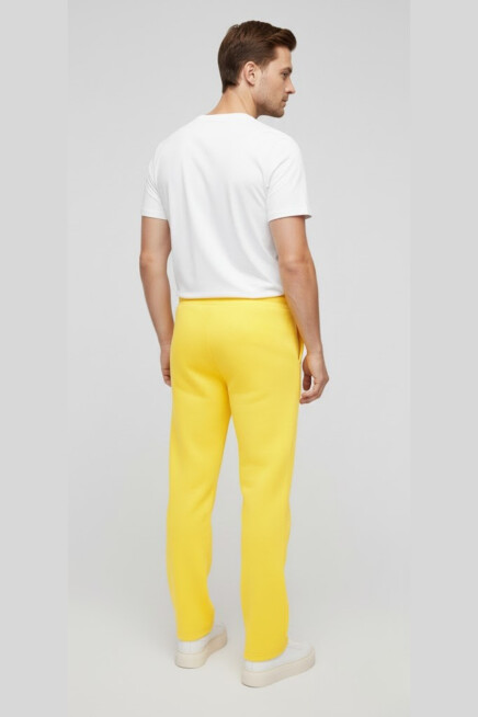 Erkek İçi Polarlı 3 iplik Kalın Brooklyn Baskılı Eşofman Altı SPR25EA70