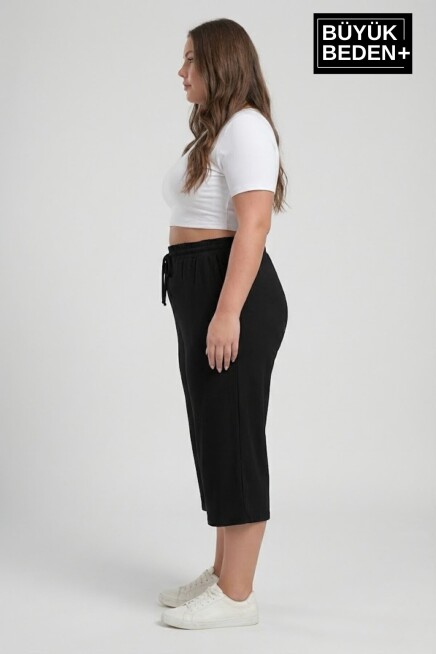 Kadın Büyük Beden 3’lü Kapri Şort Seti 3XL-6XL SPR26BSRK591+3