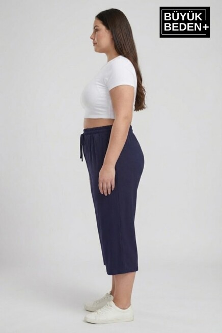 Kadın Büyük Beden 3’lü Kapri Şort Seti 3XL-6XL SPR26BSRK591+3